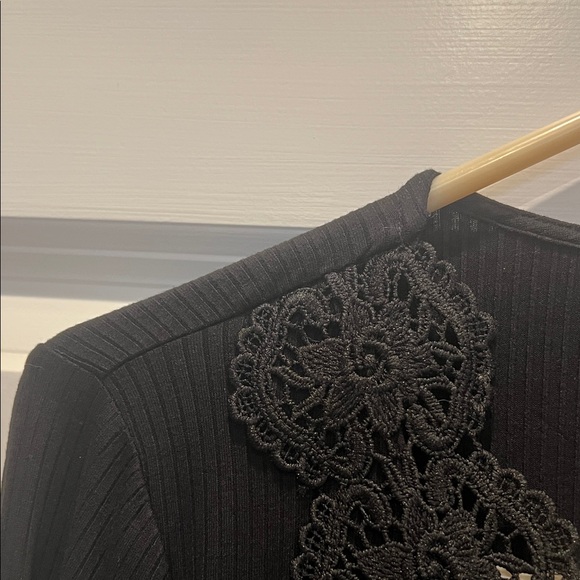 Lulu's Elegant Black Floral Lace Bodysuit - Picture 5 of 6